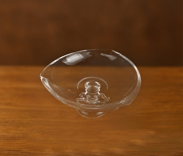 Aura Medium Fruit Bowl - Transparent Glass