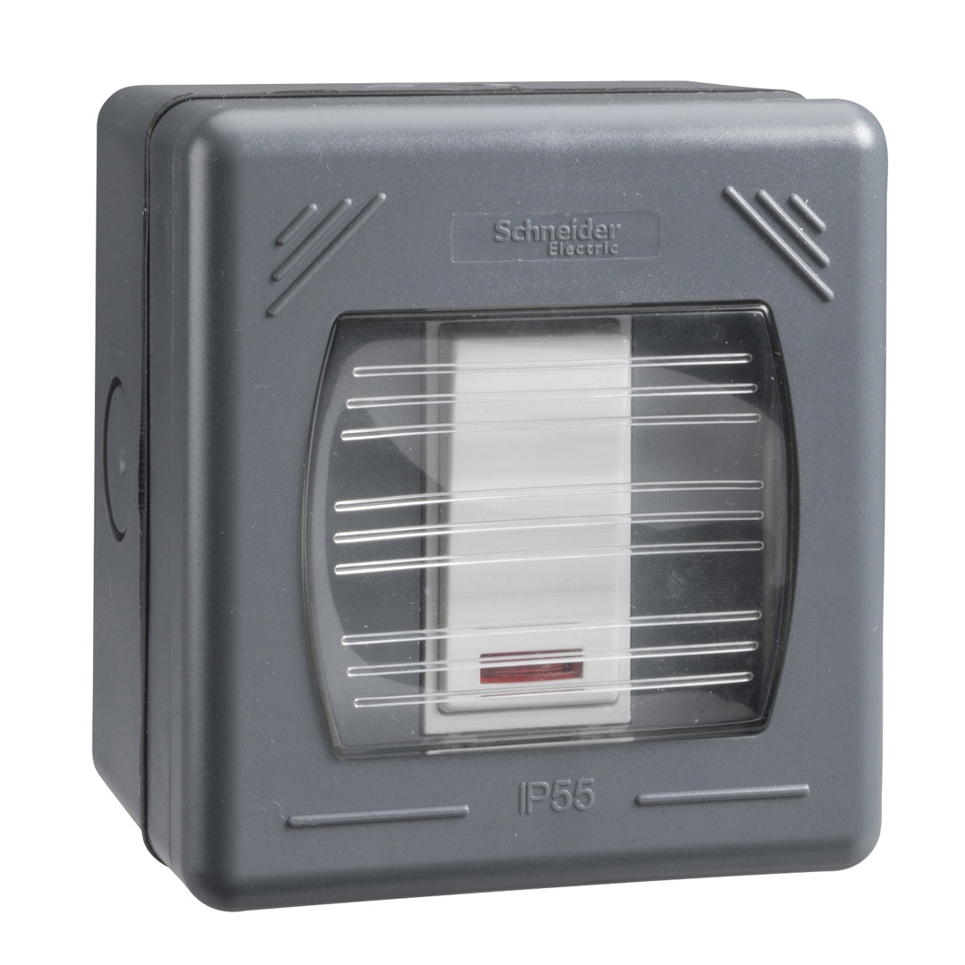 Exclusive 20A DP SWITCH WITH NEON IP55  سويتش مطري