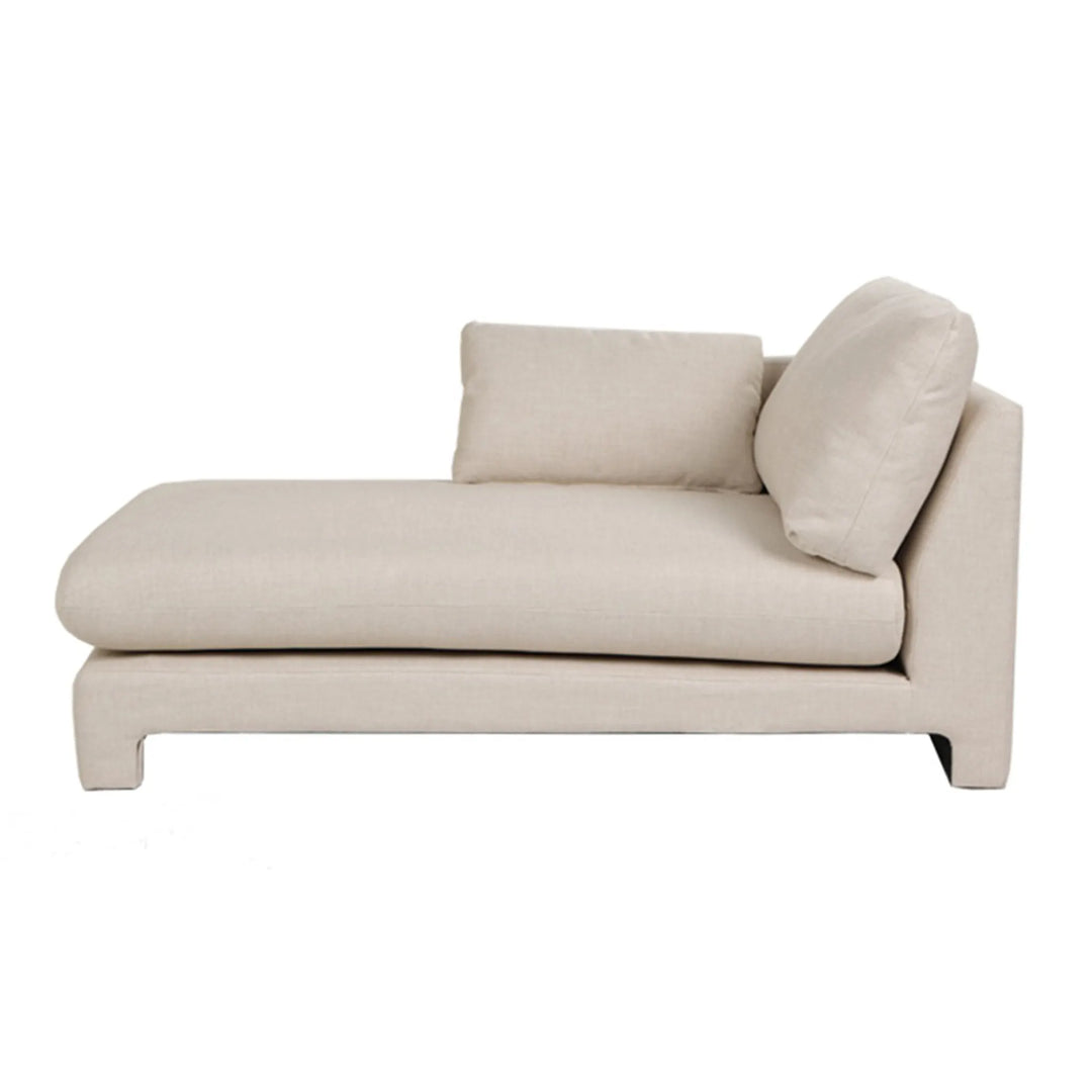ESTHER CHAISE WITH RIGHT ARM 88.5W X151D X78H CM BEIGE