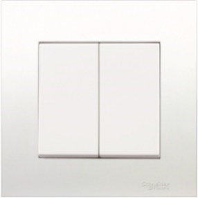 Firefly VIVACE 16AX 250V 2G 2 Way Switch - White