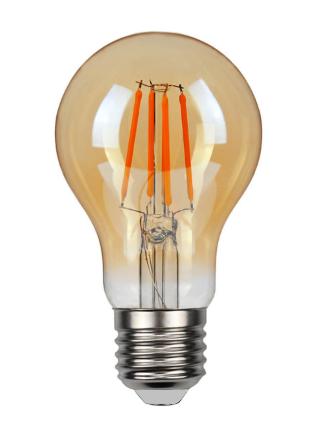 Firefly Filament Bulb G45 E27 4W DIM Amber Glass 