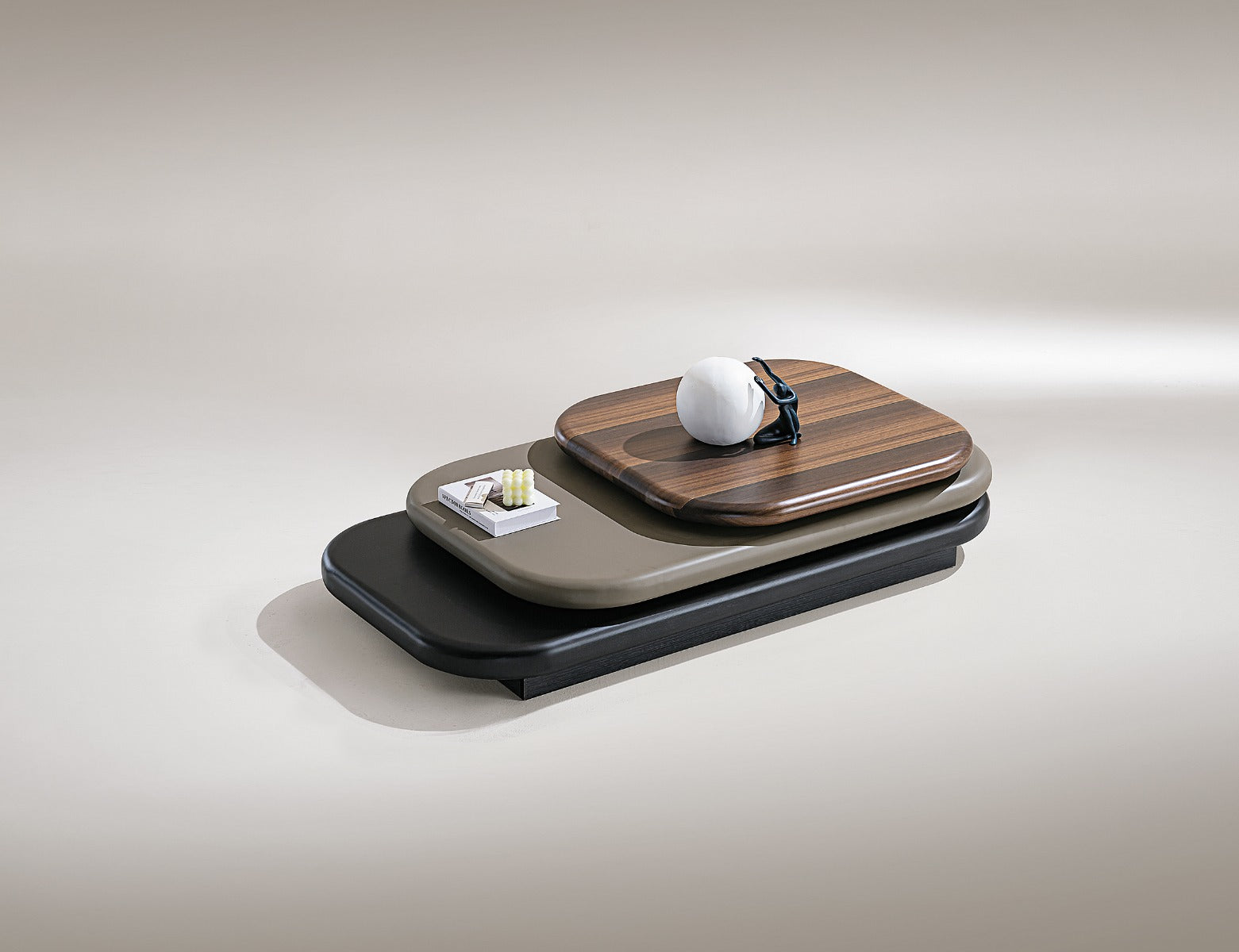 Firefly Shroom Coffee Table - Black/Grey/Brown