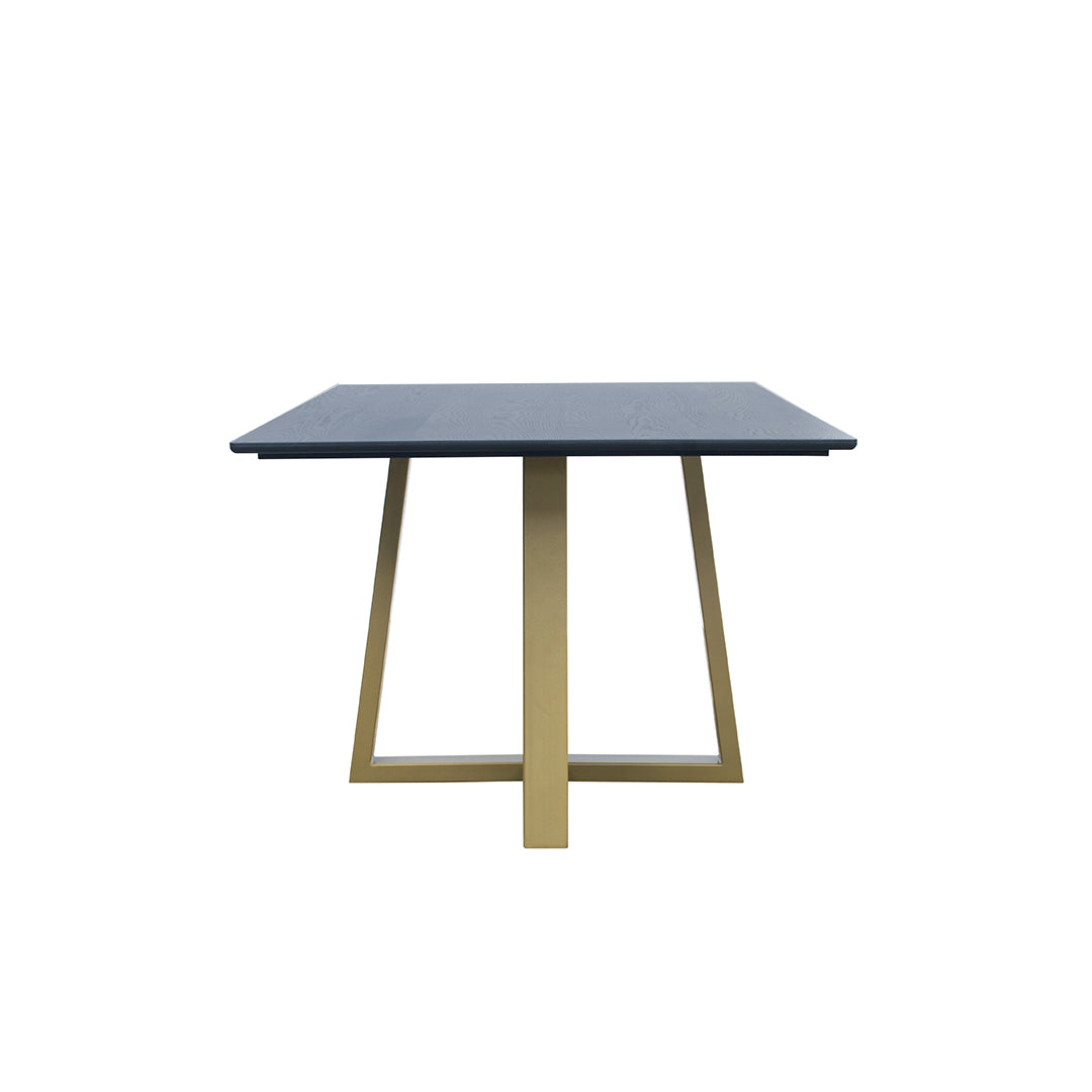 Bergen Dinng Table 180cm - Black/Gold