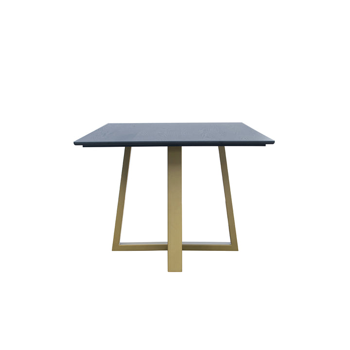 Bergen Dinng Table 180cm - Black/Gold