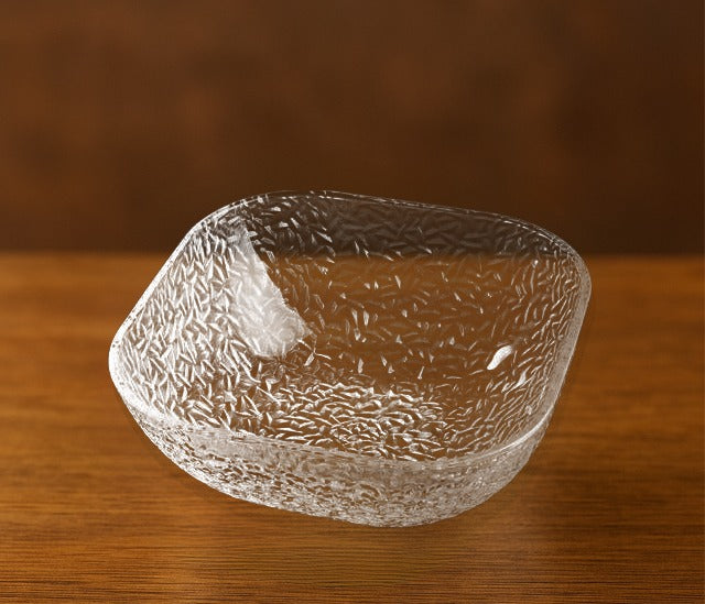 Nova Medium Deep Food Bowl - Transparent Glass
