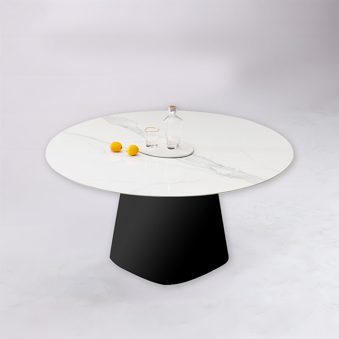  Firefly Mateo Round Dining  Table- Marble White 135x135x75 CM