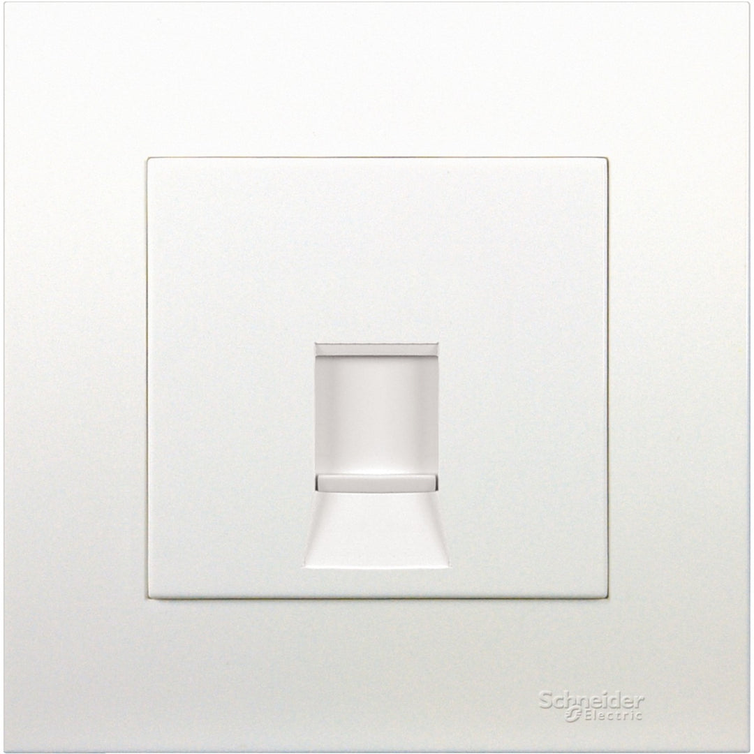 Firefly VIVACE 1G CAT 6 Data Outlet with Shutter - White