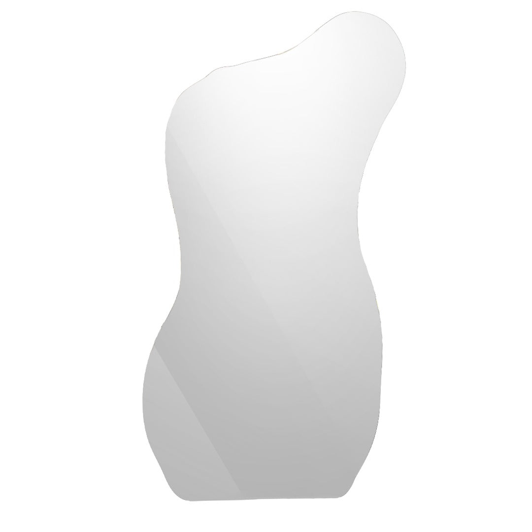 Cyra Wall Mirror Wavy - White