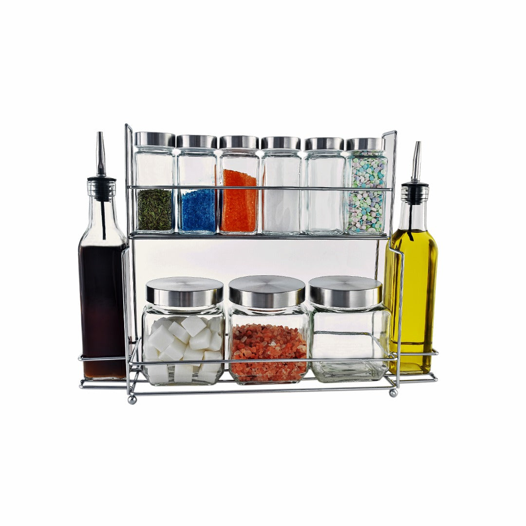 ETTA KITCHEN BOTTLE SET  WITH STAND