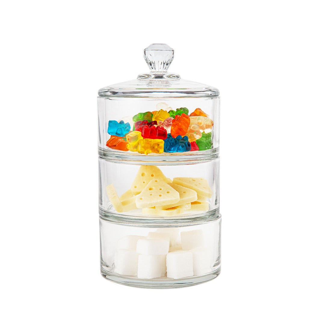 ASTRID 3 TIER CANDY JAR 3PCS
