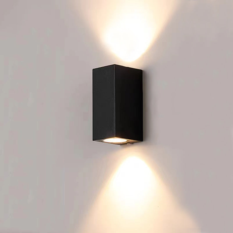 OUTDOOR WALL LIGHT 3W*2  150*68*80MM 3000K IP65 BK ابليك