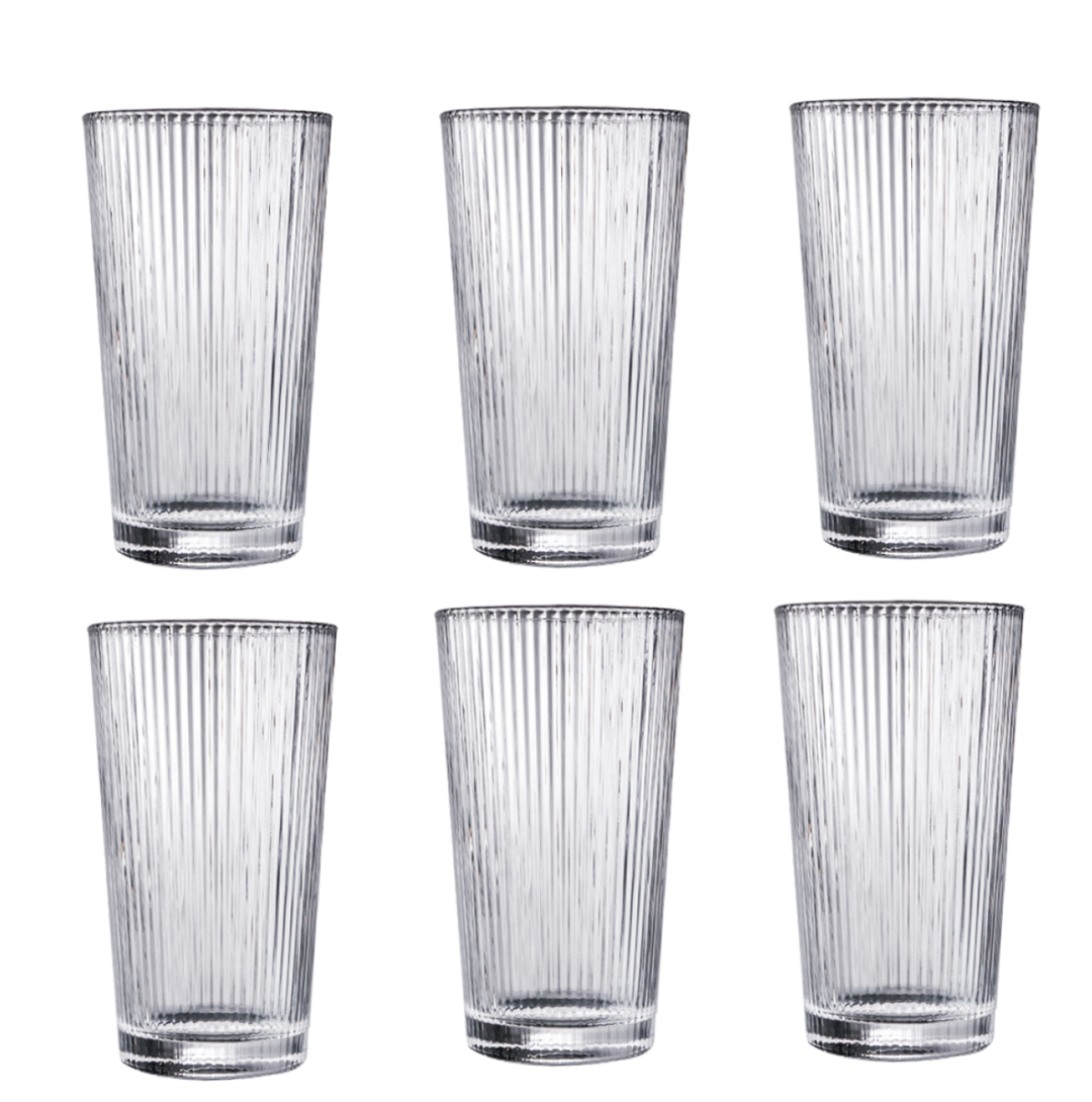 Firefly Inner Stripe Coffee Glass Small - 280ml (6 Pieces)