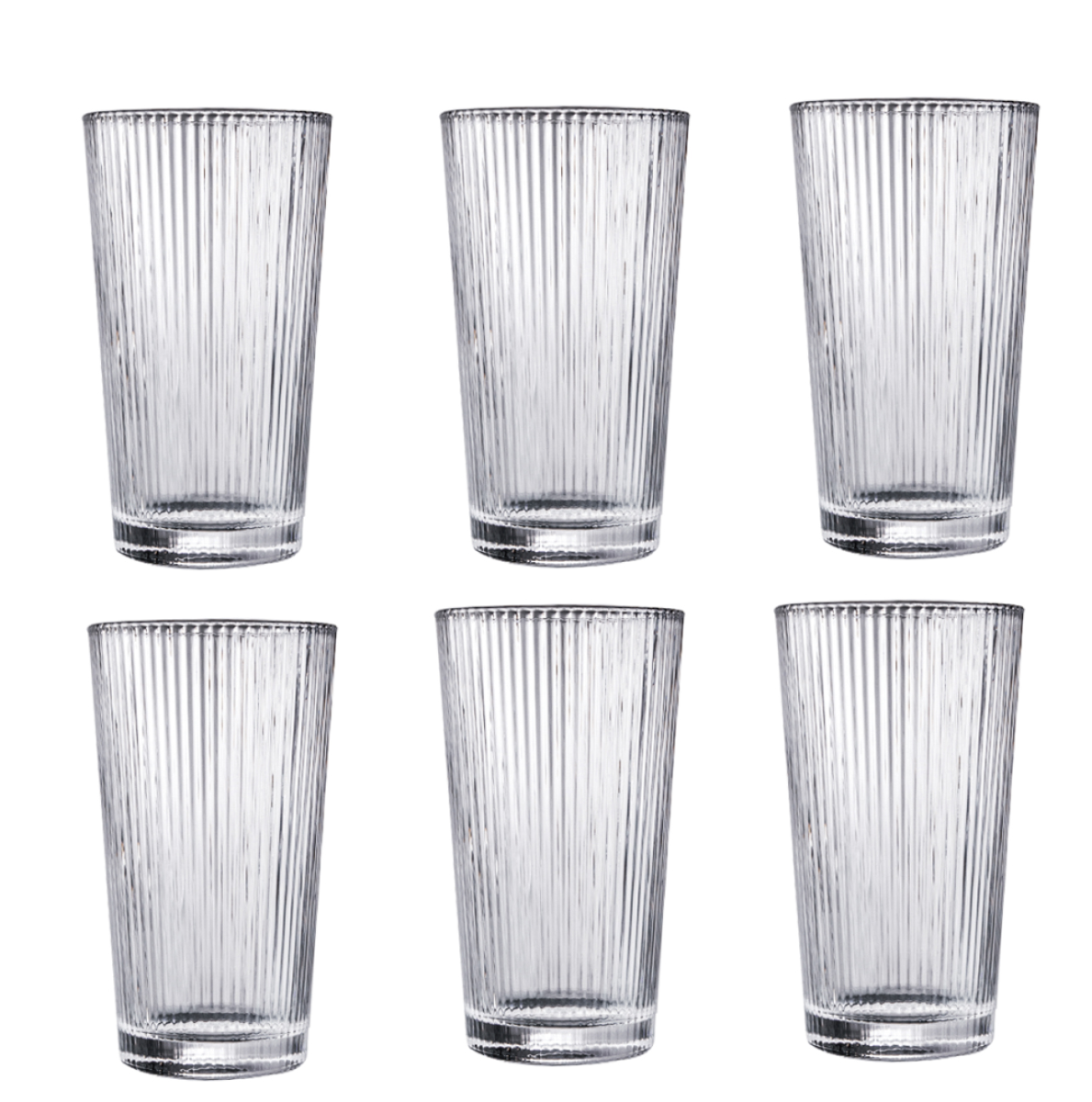 Firefly Inner Stripe Coffee Glass Small - 280ml (6 Pieces)
