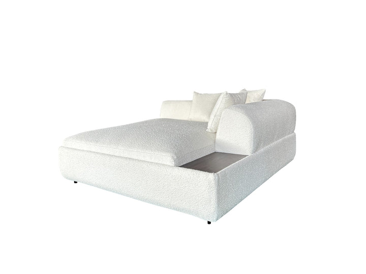 Venus Chaise Right 175cm - White