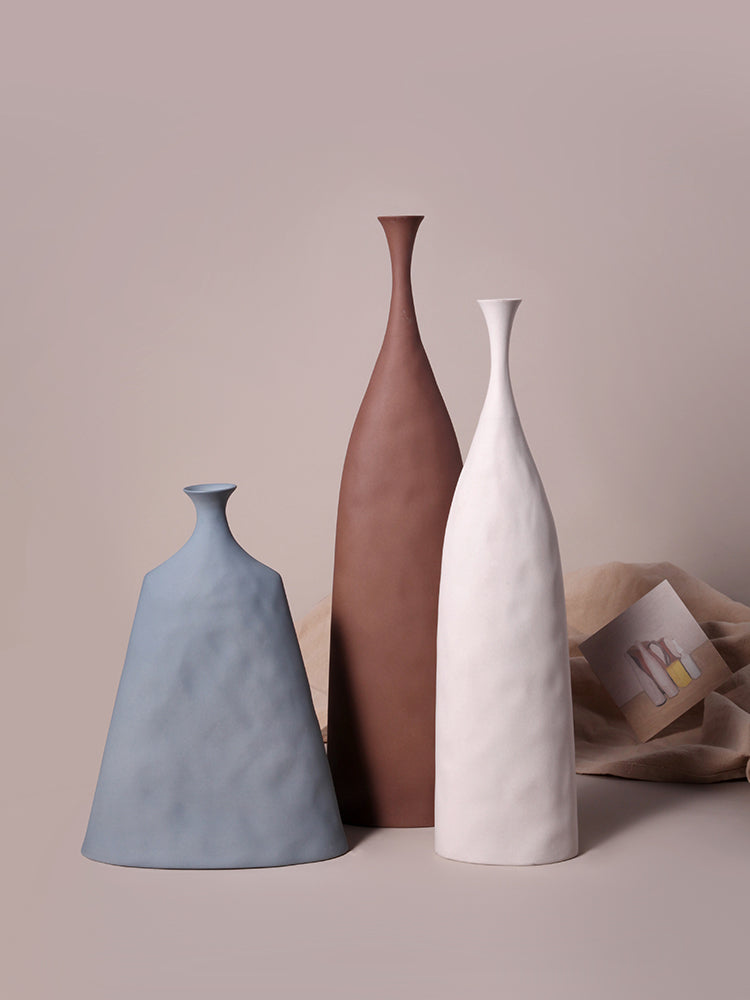 Firefly Huda Porcelain Vase - Blue