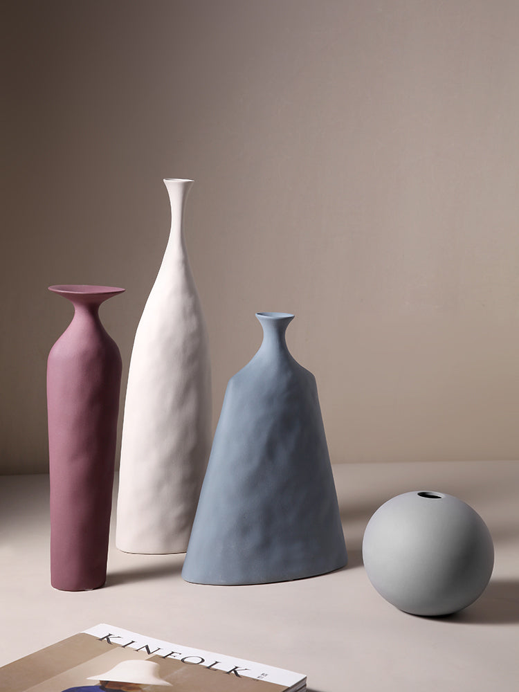 Firefly Huda Porcelain Vase - Blue