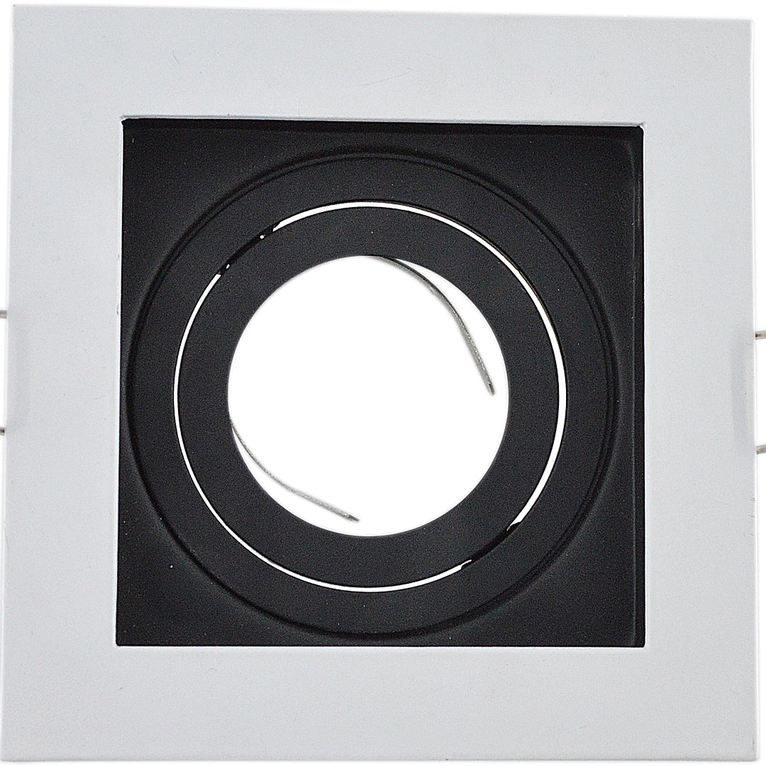 Firefly Housing Square CUT 90*90mm - White + Black