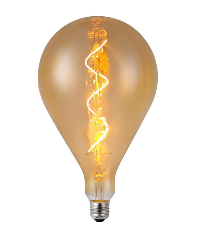 Firefly Filament Bulb A160A E27 4W DIM Amber Glass 