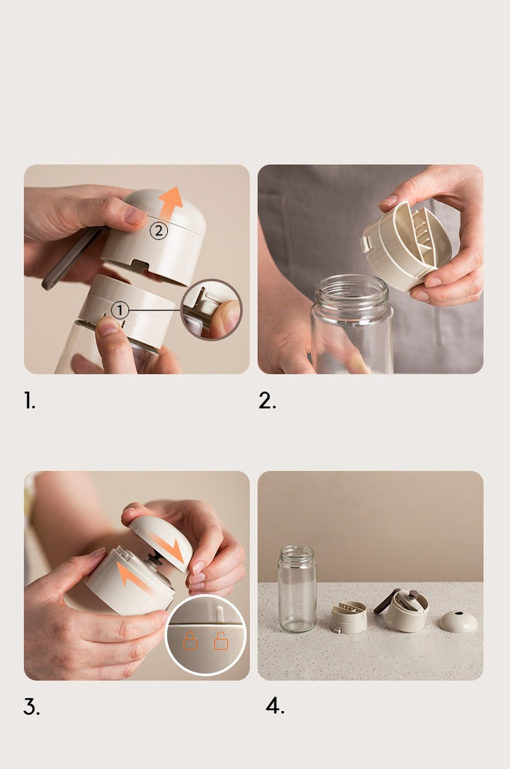 BONNIE QUANTITATIVE SALT CONTAINER 180ML