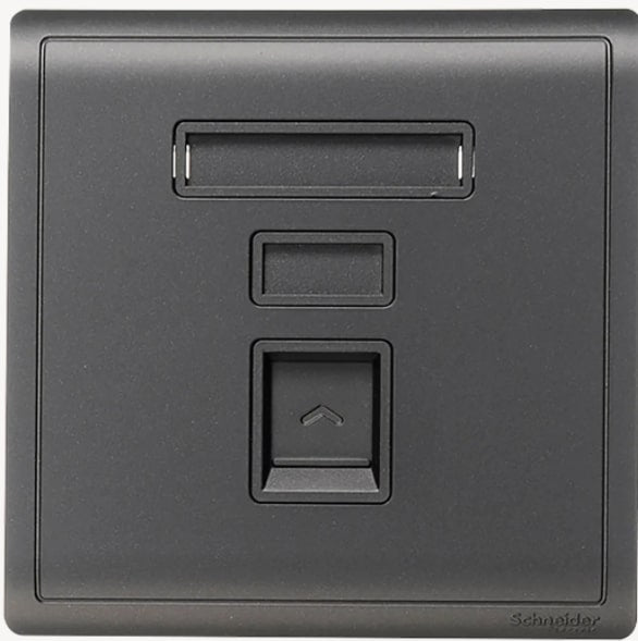 PIENO-1 G RJ45 Data Outlet, Cat 5E, Keyston