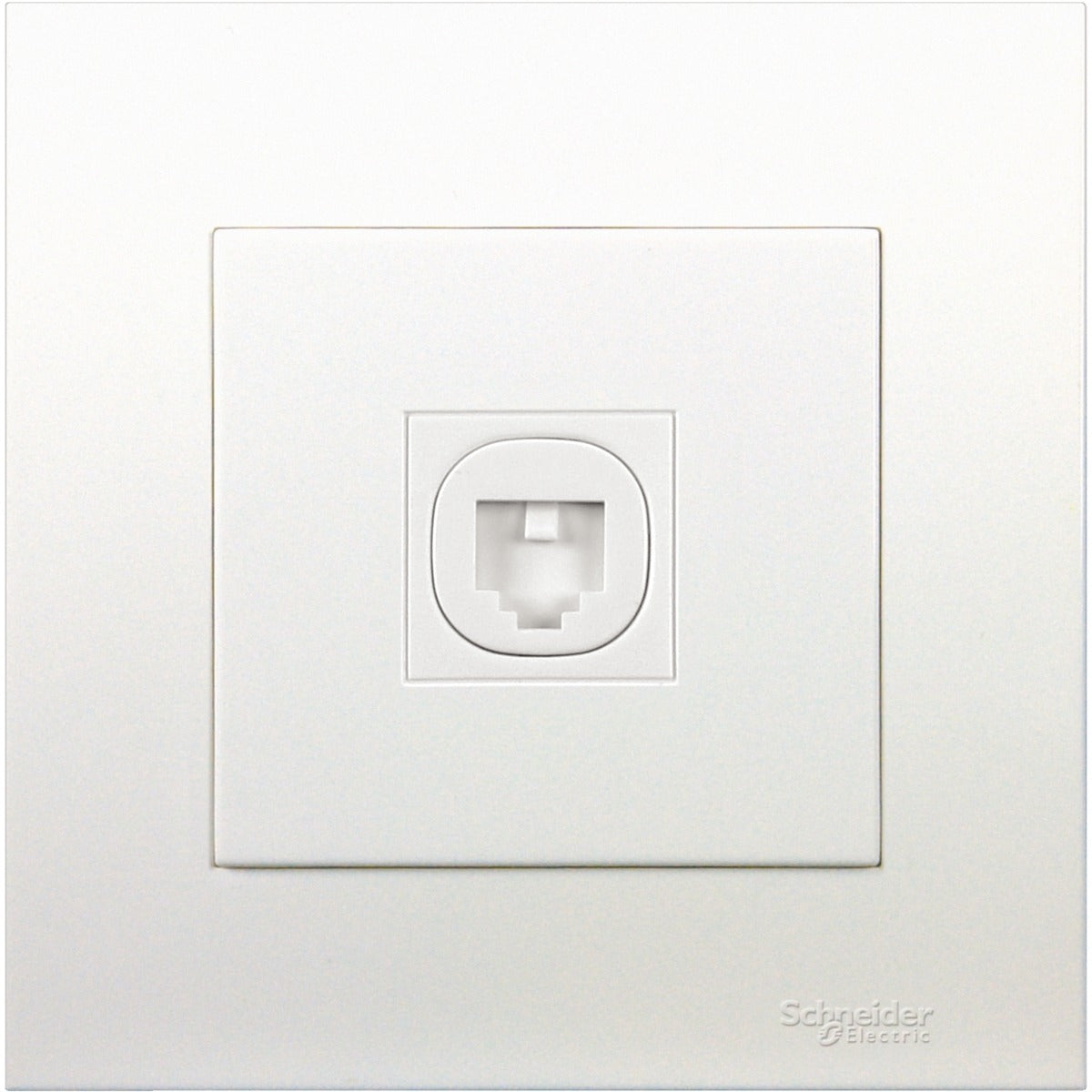 Firefly VIVACE 1G Telephone Outlet with Shutter - White