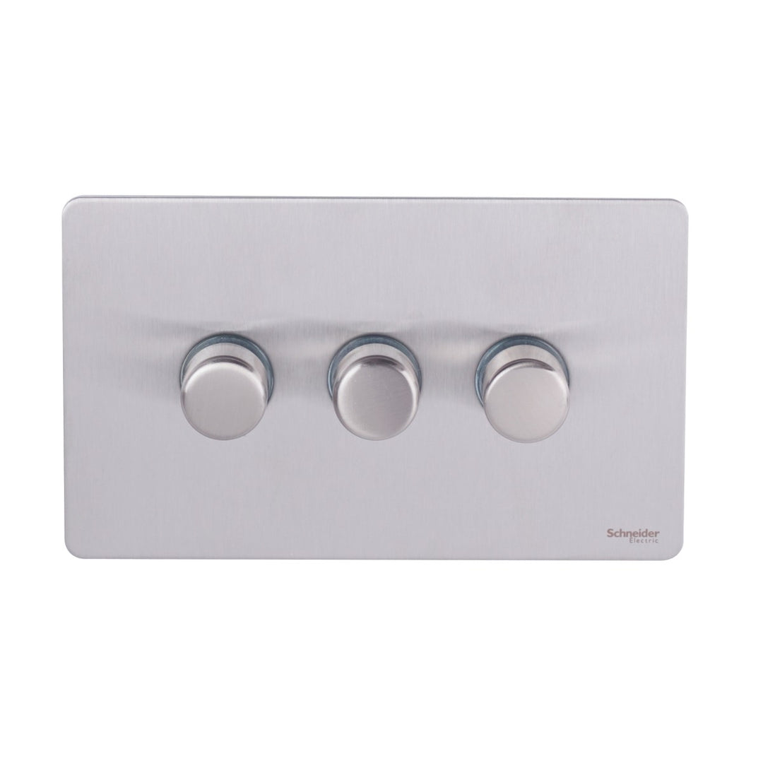 Ultimate Ult 3 gang 2 Way LED Dimmer 100W SFP SS سويتش
