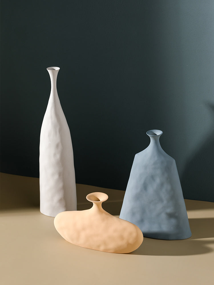 Firefly Huda Porcelain Vase - White