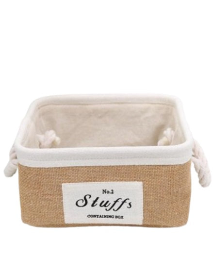 Firefly Gracie Storage Basket 35x26.5x11cm Brown/White