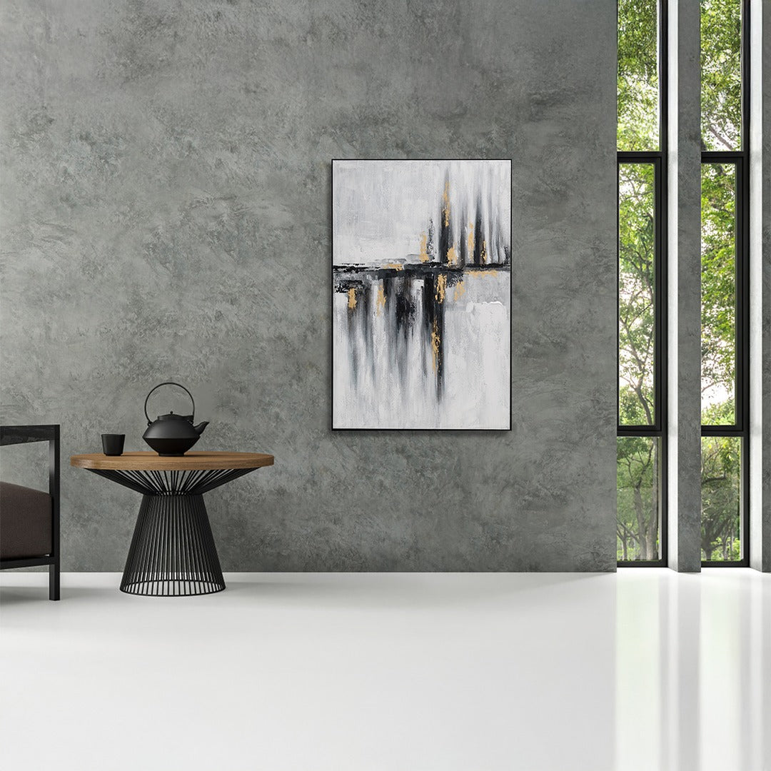 MALKA FRAMED OIL PAINTING 