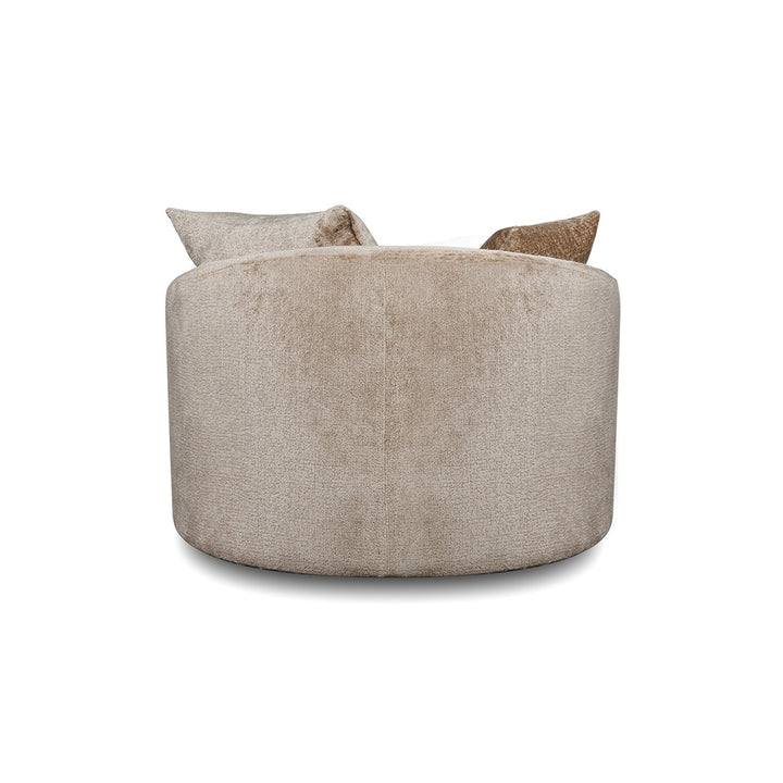 SABRINA SWIVEL ARMCHAIR BEIGE