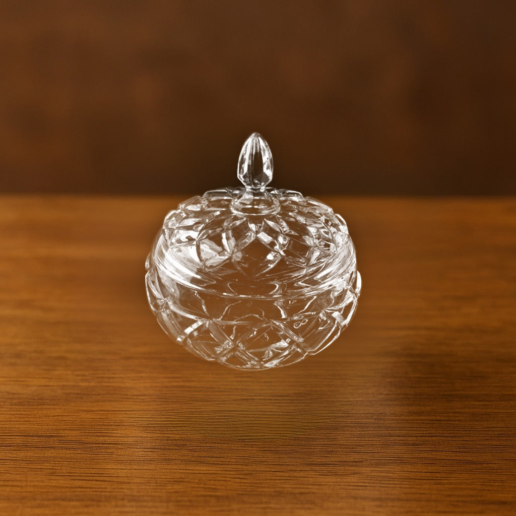 Jojo Medium Sugar Pot - Transparent Glass