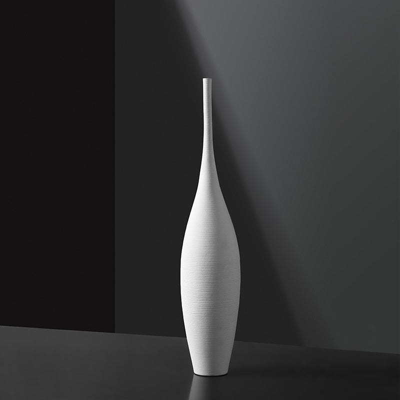 Firefly Claro Porcelain Vase H38cm - White