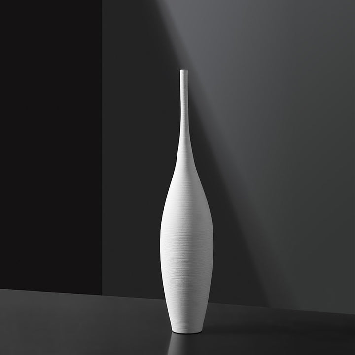 Firefly Claro Porcelain Vase H38cm - White