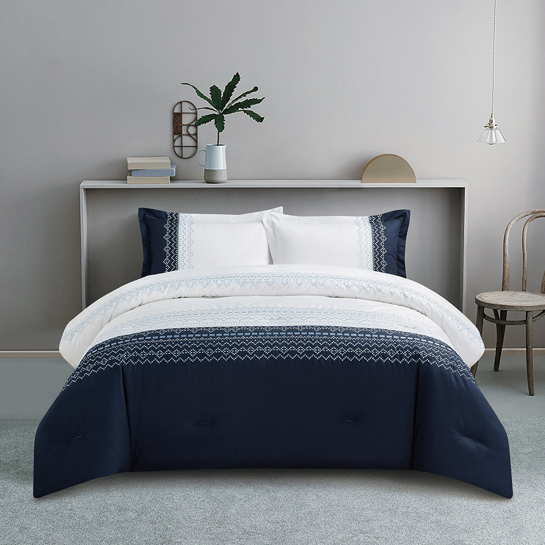 Firefly Akio 3-Piece Queen Comforter Set - 220 X 240 cm