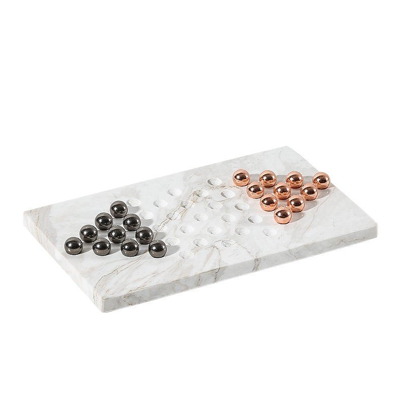 Firefly steel ball chess marble stainless steel - White