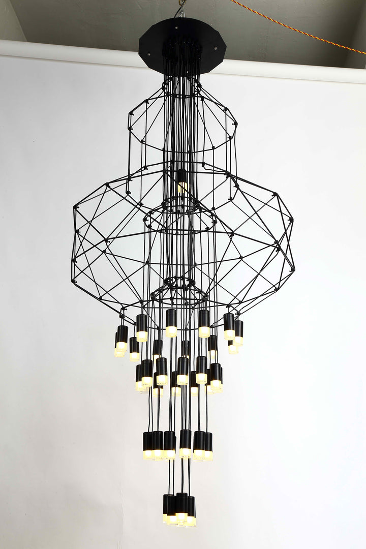 Firefly Pendant Lamp G9×43Pcs - Black 