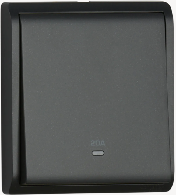 PIENO-20A 250V 1 G Double Pole Switch