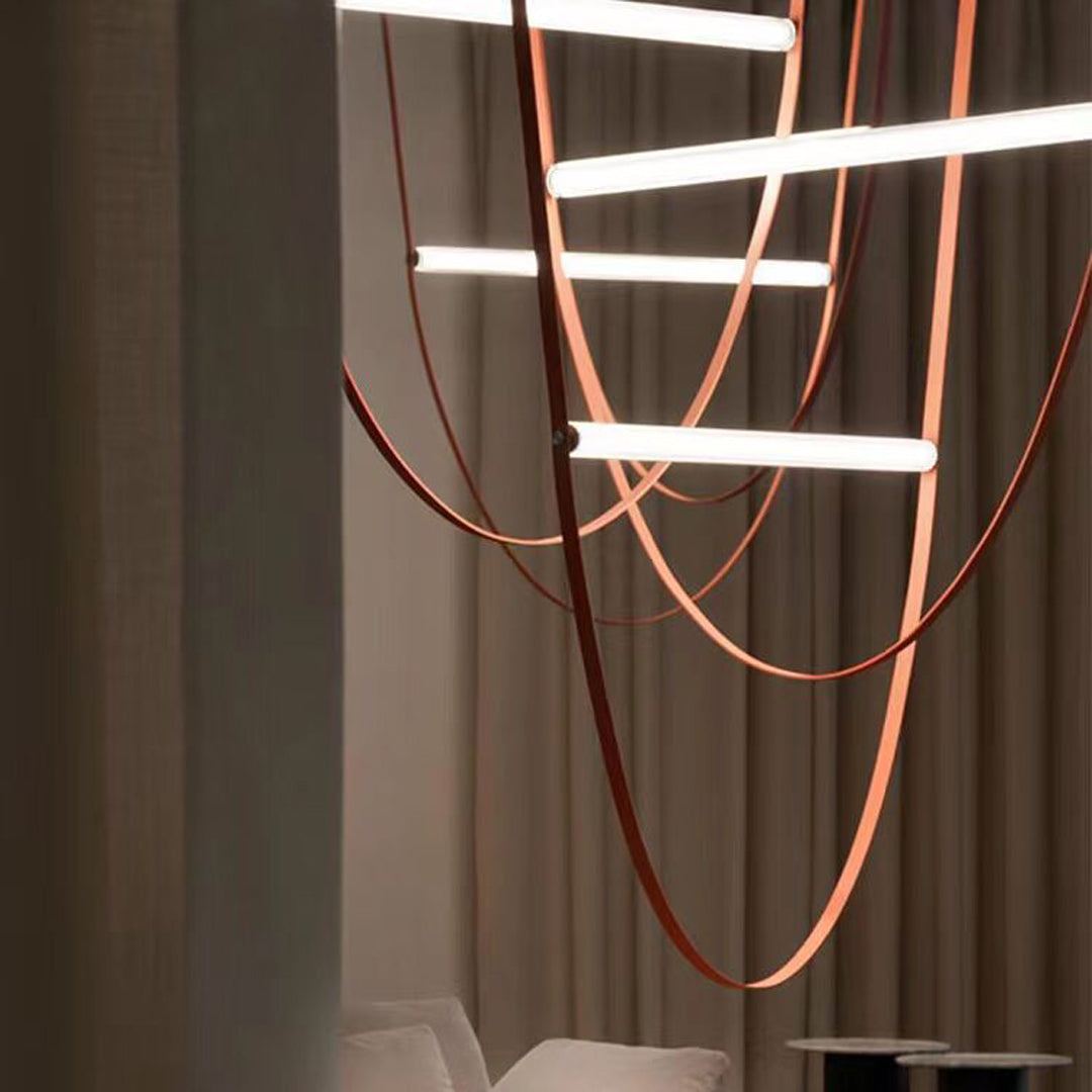Firefly Pendant Lamp LED, 49W 3000K W830*H1570mm - Brown/White