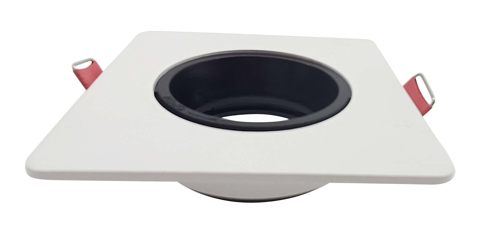 Firefly Housing 9L x 9W x 3H -Circular  Cutout Ø7.5 - White+Matt Black