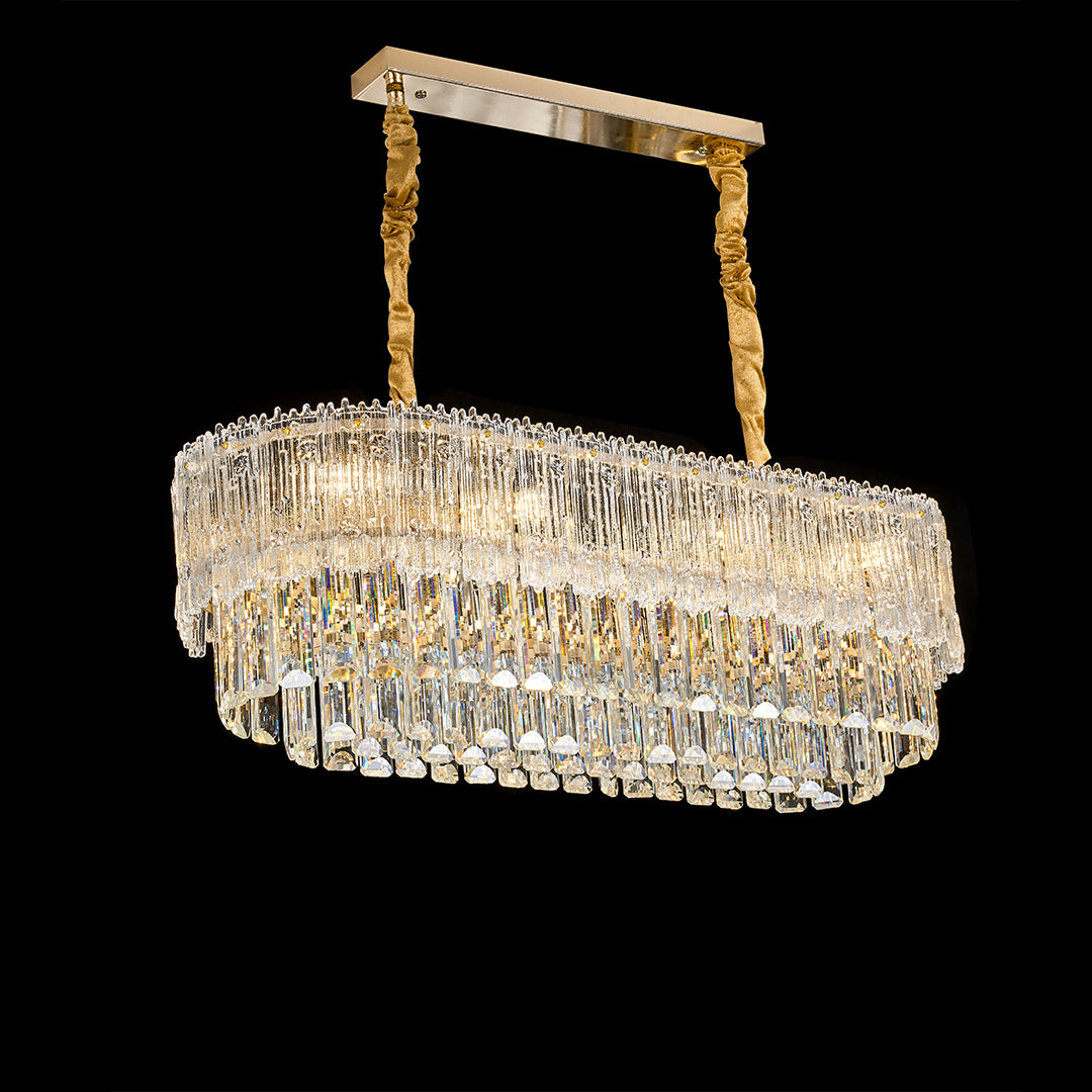 Firefly Pendant Light L100*W30cm - Silver Gold (without bulbs)
