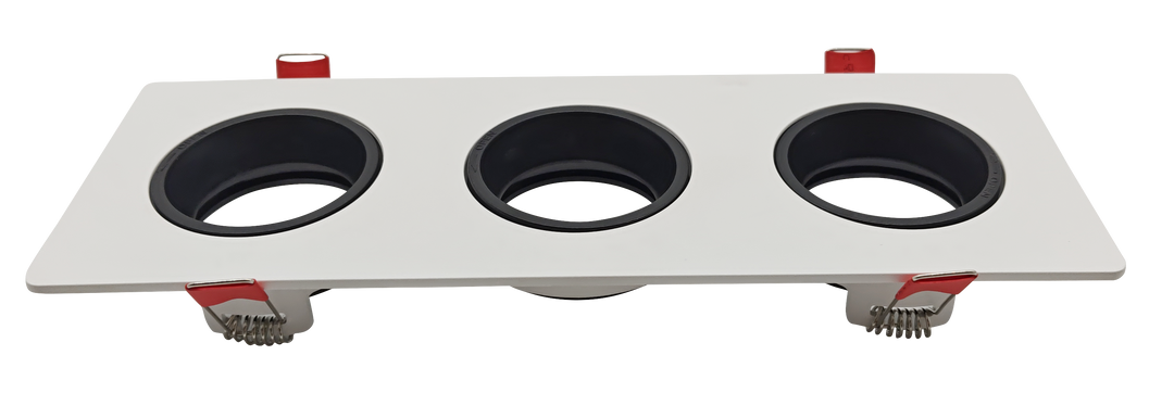 Firefly Housing Light 24.5L x 9W x 3H - Cutout 23L x 7.5W - White+Matt Black