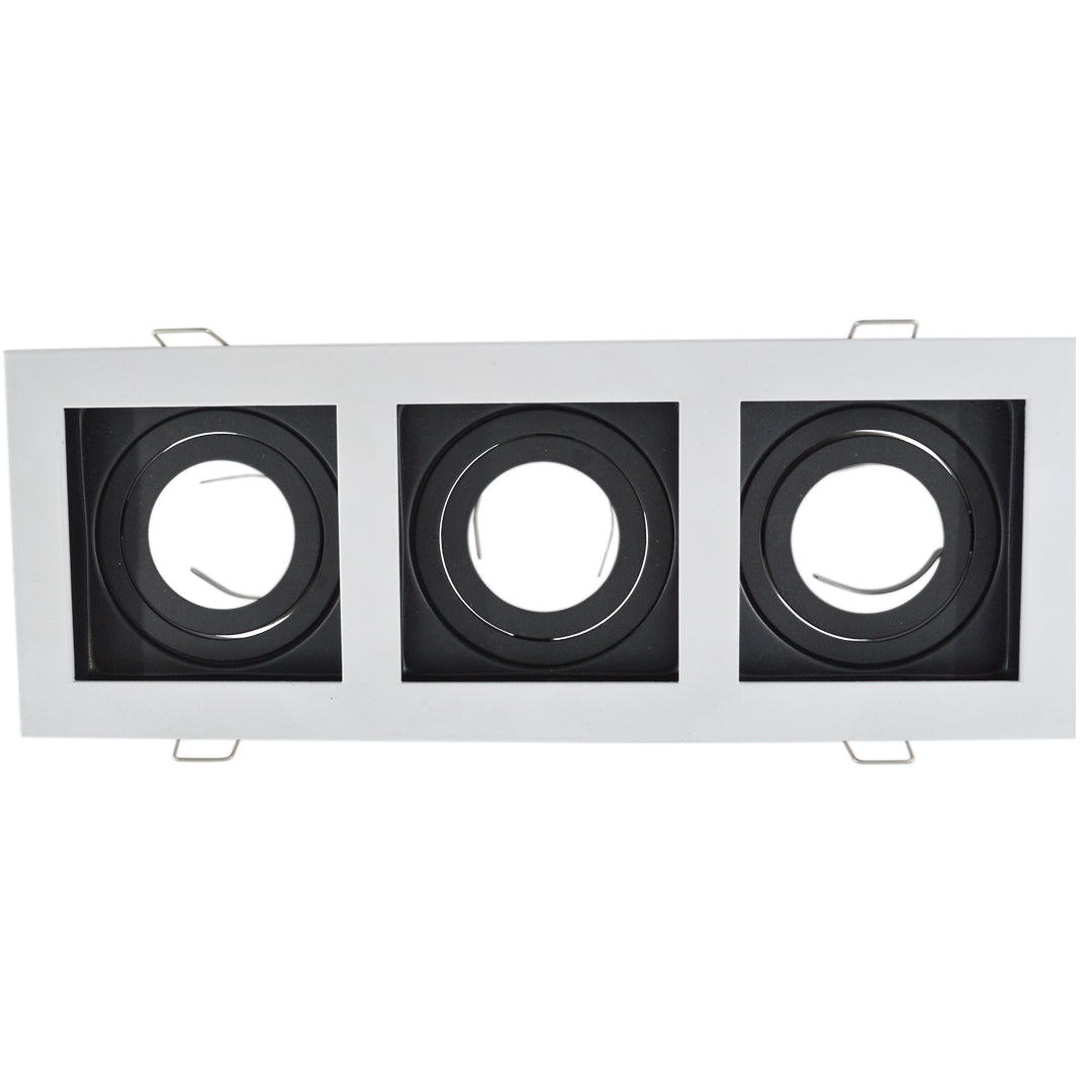 Firefly Housing Square traiple CUT 250*90mm - White + Black