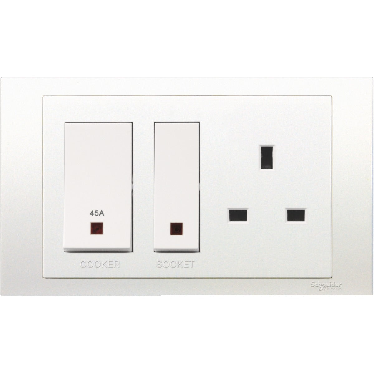 Firefly VIVACE 45A 250V Cooker Control Unit - White