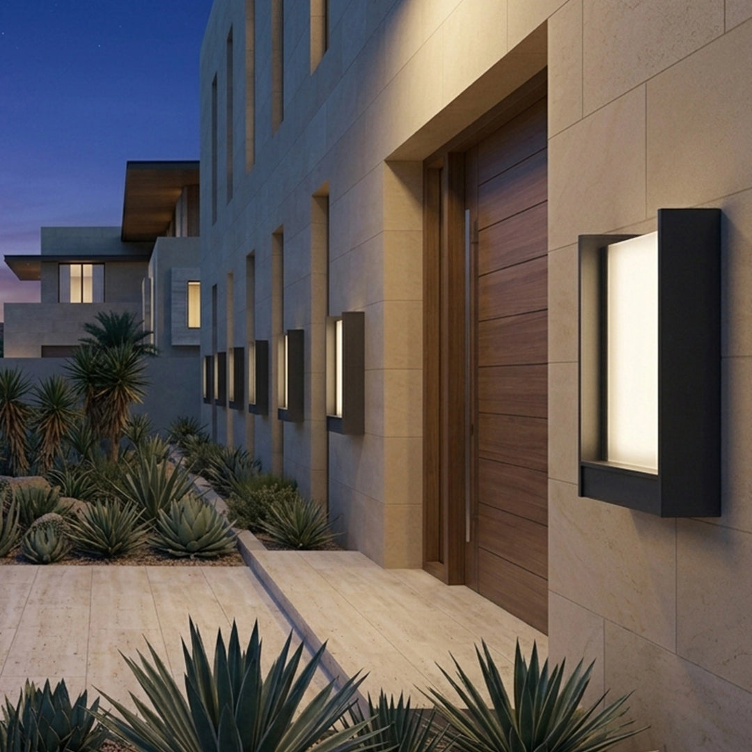 OUT DOOR OSRAM  LED 20W  3000K 80x175x300 D.Grey استاند