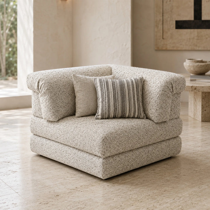 COCO CORNER SOFA 104x104x80CM, BEIGE
