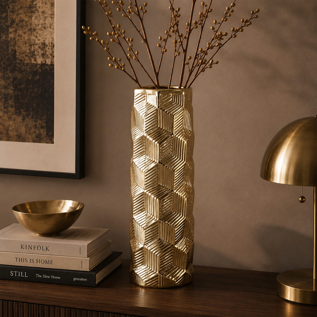 VASE 14*14*36.5CM CERAMIC Vase