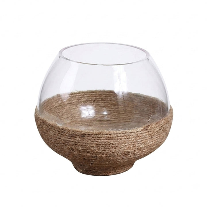 VASE 15*15*13.5CM GLASS فازة