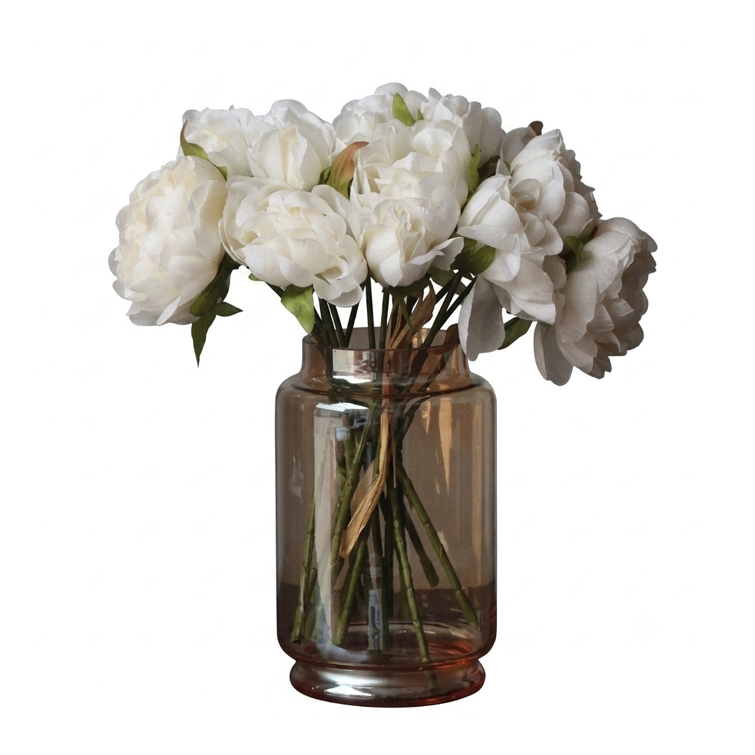 VASE 10*10*22CM GLASS فازة
