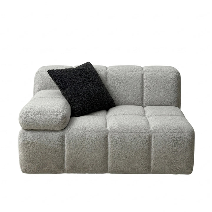 SILO LEFT ARM 1 SEATER SOFA Light Grey