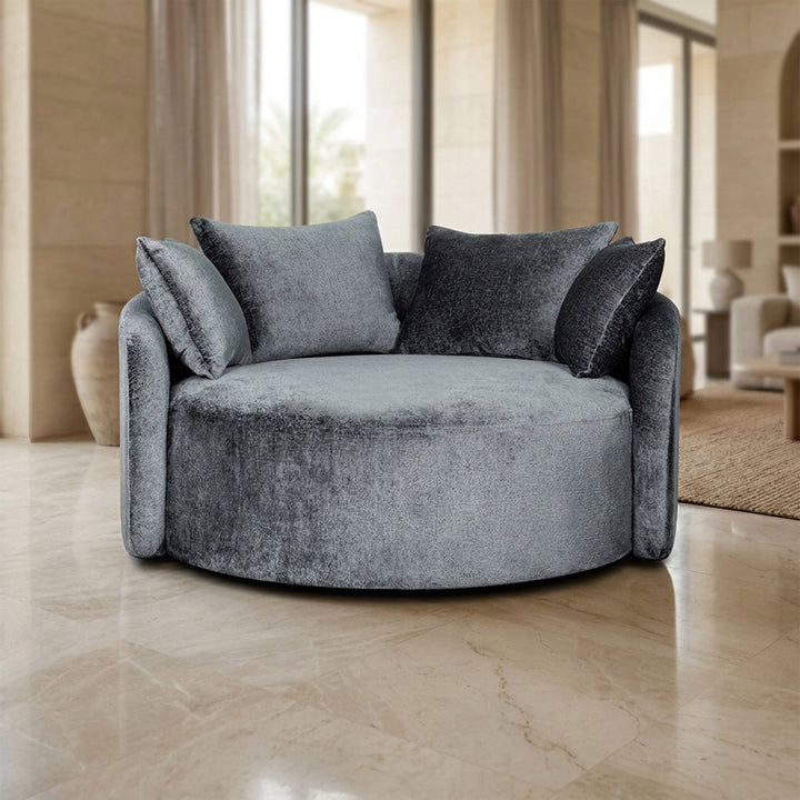 SABRINA LOVE CHAIR GREY